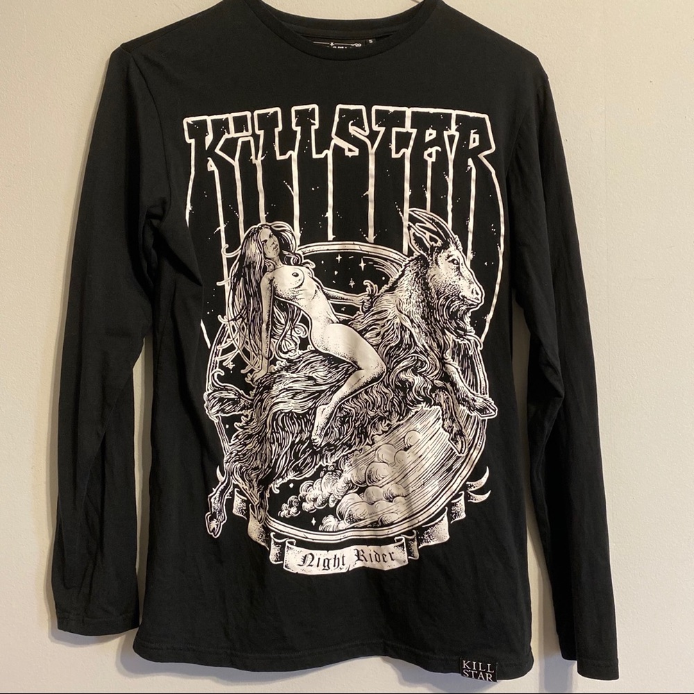 3 for $10! Killstar Night Rider Long Sleeve T